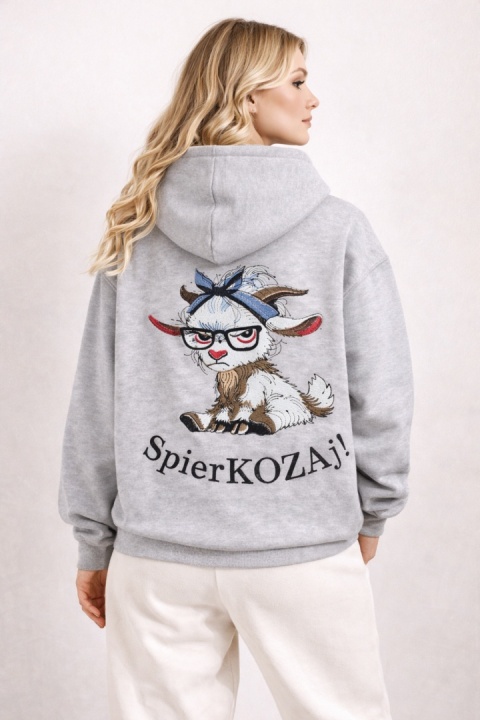 Bluza z kapturem i haftem na plecach – SpierKOZAj! /różne kolory/