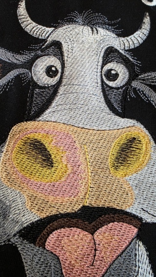 Bluza z kapturem i haftem na plecach – Muuuuszę ? /różne kolory/