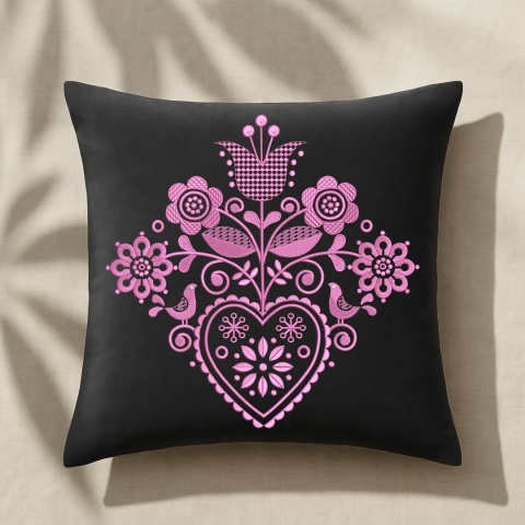 Poszewka - Słowiańska DELIKATNOŚĆ - różowy