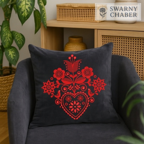 Poszewka - Słowiańska MIŁOŚĆ - czerwień