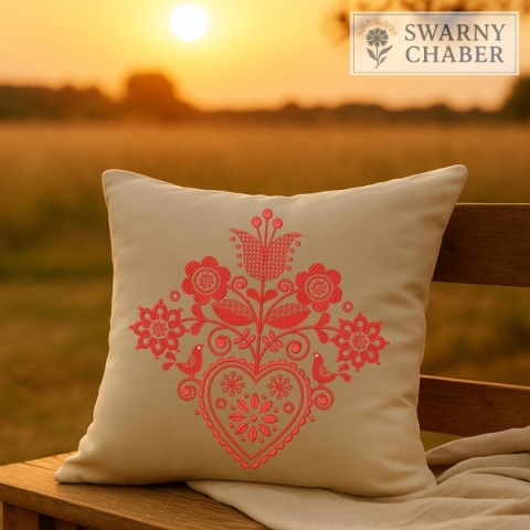 Poszewka - Słowiańska MIŁOŚĆ - czerwień