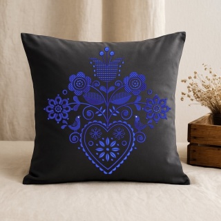 Poszewka - Słowiańska HARMONIA - granatowy