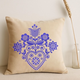 Poszewka - Słowiańska HARMONIA - granatowy