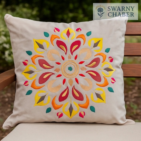 Poszewka na poduszkę - MANDALA - Jesień