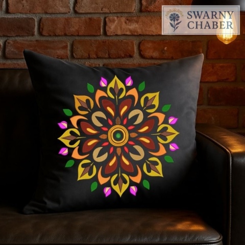 Poszewka na poduszkę - MANDALA - Jesień