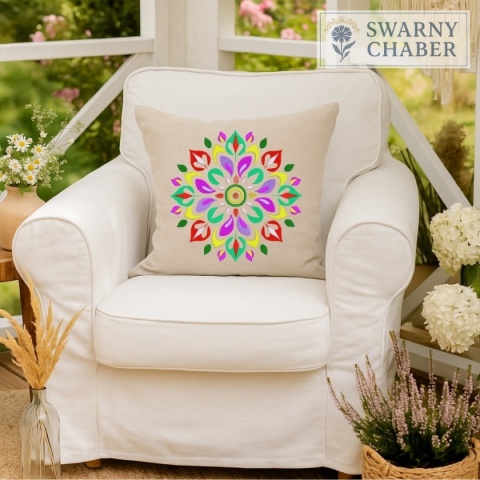 Poszewka na poduszkę - MANDALA - Lato