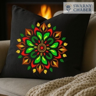 Poszewka na poduszkę - MANDALA - Wiosna