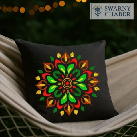 Poszewka na poduszkę - MANDALA - Wiosna