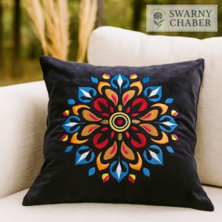 Poszewka na poduszkę - MANDALA - Zima