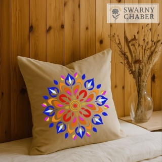 Poszewka na poduszkę - MANDALA - Zima